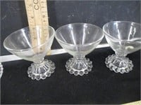 Imperial glass candlewik beaded candle holders, et