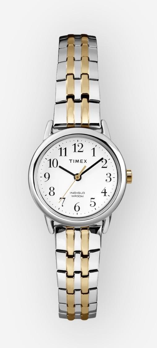 Timex Indiglo Ladies 2Tone 25mm Date Wristwatch$69