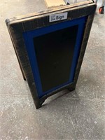 Double sided chalkboard 18 inches tall