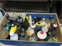 Large lot of garage chemicals.