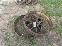 (2) 30" Steel Wheels