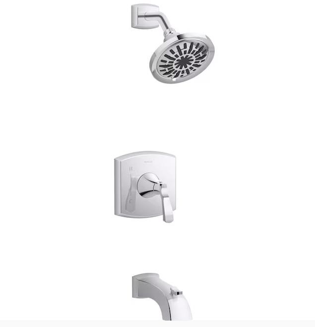 KOHLER Ridgeport Chrome 1-Handle Tub/Shower Faucet