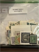 150 MINT EARLY US STAMPS