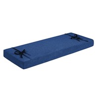 RULAER 36x14x2.5inch Bench Cushions,Blue