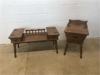 2 Pc. Maple Coffee & End Table Set