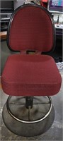 Red Swivel Bar Chair