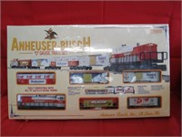 New Anheuser-Busch Beer "O" gauge train set.