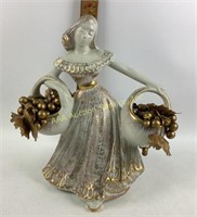 Royal Haeger Ceramic Sculpture Woman Carrying