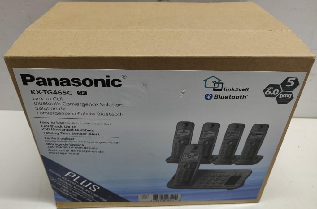 Panasonic Bluetooth Link To Cell Landline Set