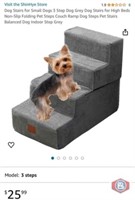 New (18 pcs) 4 step Dog Stairs for Small Dogs