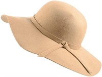 Women's Wide Brim Felt Hat