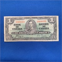 1937 1 Dollar Bank of Canada Note