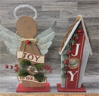 Variety Wooden Christmas, Joy Birdhouse, Joy