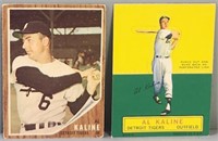 Al Kaline 1962 Topps & 1964 Stand Baseball Cards