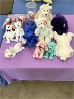 Collectible TY Beanie Babies Miscellaneous Sizes