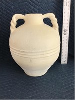 Large Pottery Vase with Handles