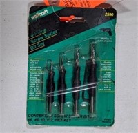 4 Piece Screw Setter Bit Set