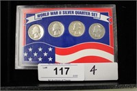 WORLD WAR 2 SILVER QUARTER SET