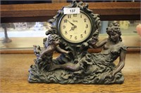 CROSA FIGURAL MANTLE CLOCK