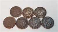 7- Indian Head Pennies