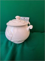 Soup Tureen with glass ladle