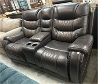 Brown Eric Church Power Reclining Sofa !! must see