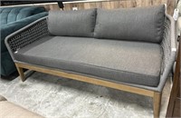 Panama Jack Gray Rope/ Natural Wood Outdoor Sofa