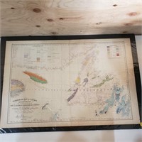 Circa 1880 geological map of canada - sheet 1