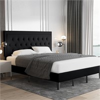 Allewie King Bed Frame  Adj Headboard