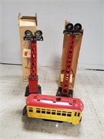 Lionel Train Pieces and Car