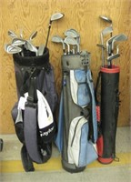 3 Sets Of Asstd. Golf Clubs - Mostly Northwestern