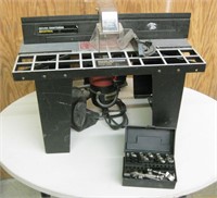 Craftsman Router w/ Router Table & Bits - Works