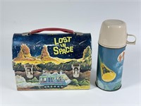 VINTAGE LOST IN SPACE DOME TOP LUNCHBOX W/ THERMOS