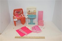 Barbie Pink Vanity, Sink & More