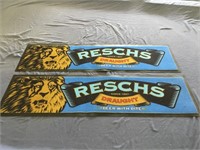 2 x Resch's beer mats