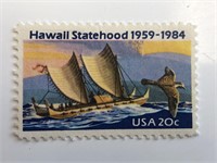 1984 20¢ Hawaii Statehood Commemorative Stamp