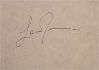 Lana Turner signature slip