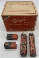 5 boxes Fire Cracker Caps,Kilgore,Ace,others