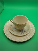 Antique Belleek china 1st mark 1863-1891(teacup