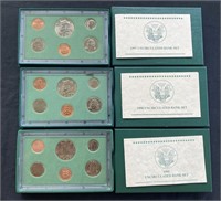 Group of Uncirculated Bank Sets - 1995,1997,1998