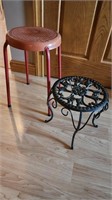 Stool & Plant Stand