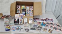 Large box of miscellaneous sports cards including