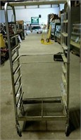 Metal rolling rack