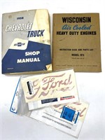 1958 Chevrolet Shop Manual, Wisconsin Air Cooled