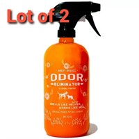 Lot of 2, Angry Orange Pet Odor Eliminator Spray -