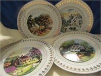 Currie and Ives Season Plates