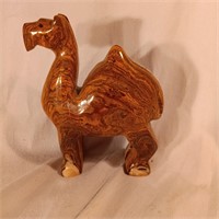Onyx Marble Camel Sculpture great colors