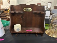 Vintage Barbershop Shelf + Old Spice Mug