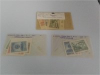 (3) Sets of China PRC Stamps: Original Issue #8-11