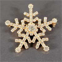 Eisenberg Ice Snowflake Pin (B)